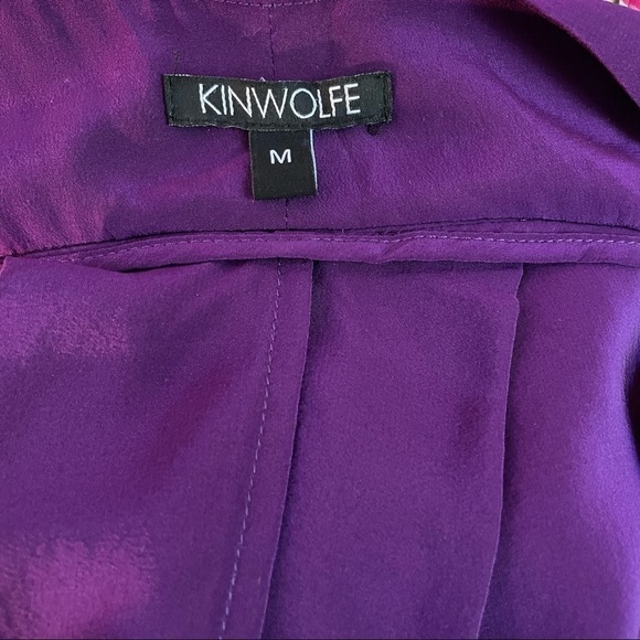 Kinwolfe washable Silk pre post Maternity bump Nursing dress tunic m medium - Picture 8 of 9